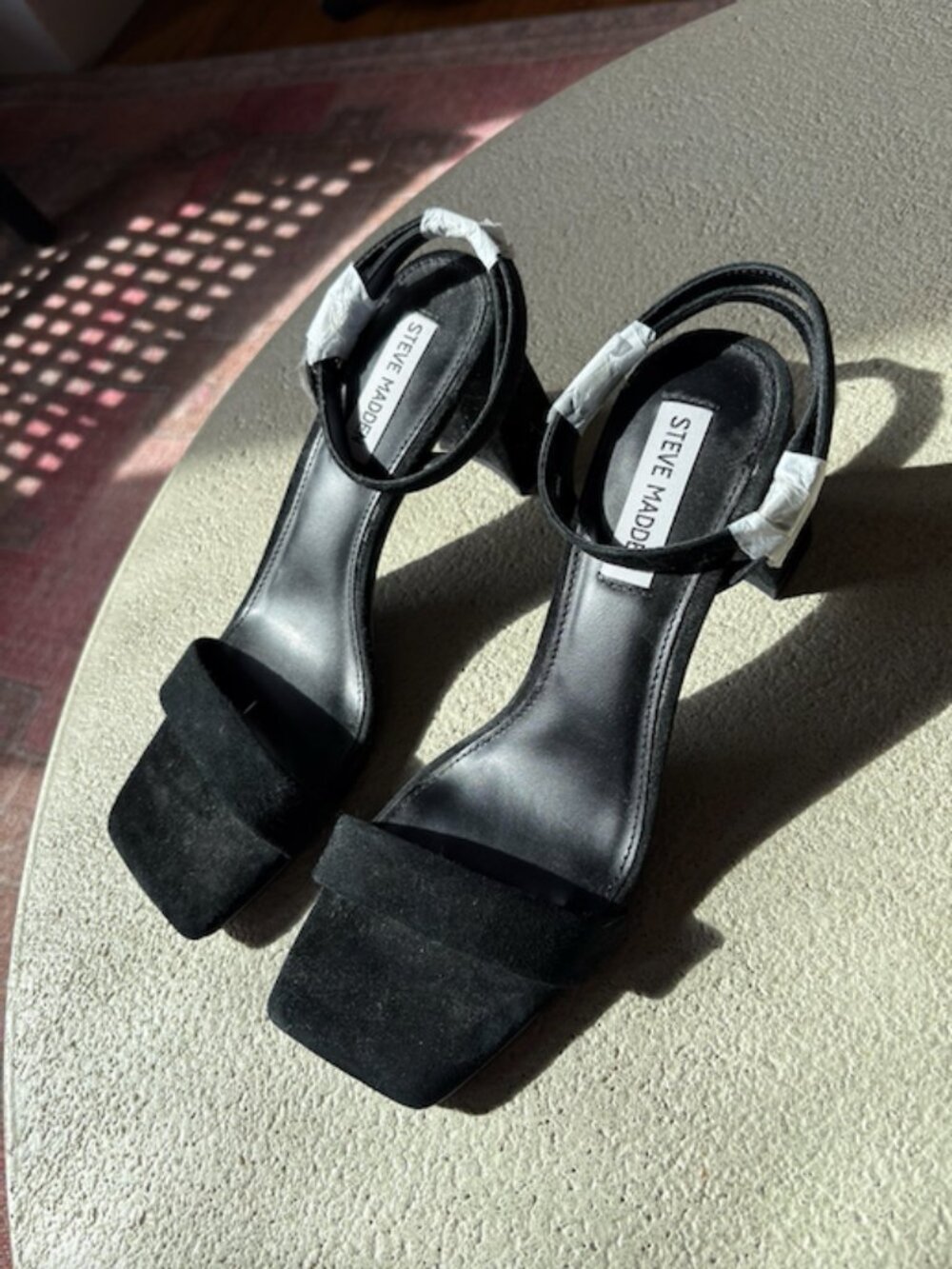 Steve Madden Classic Strap Black Heels